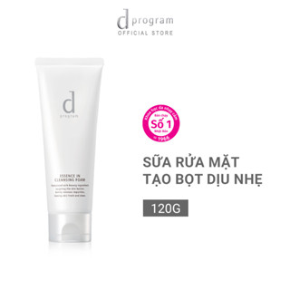 Sữa rửa mặt tạo bọt dưỡng da Essence Cleansing Foam d program 120g