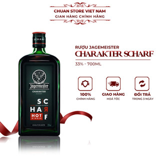 Rượu thảo mộc Đức Jagermeister Charakter Scharf Hot Ginger 33% 700ML nhập khẩu chính hãng