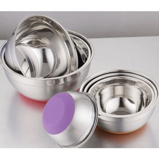 Âu/ Thố Trộn Bột Size 28cm Đế Silicon