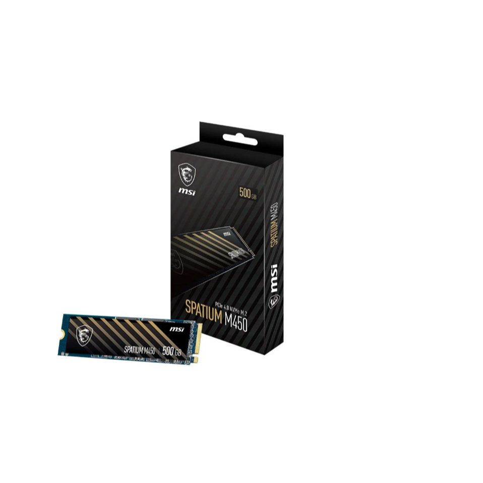 Ổ cứng SSD MSI Spatium M450 500GB | PCIe 4.0, NVMe M.2, PCI Express 4.0