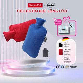Túi chườm nóng/lạnh FASHY GERMANY Bọc Lông Cừu giảm đau tự nhiên, chườm bụng kinh, sưởi ấm  nhập khẩu từ Đức