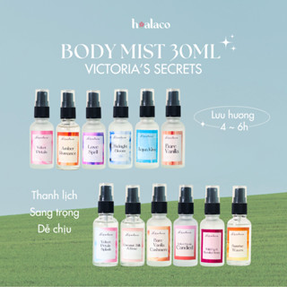 TỔNG HỢP 30ML XỊT THƠM TOÀN THÂN BODY MIST VICTORIA'S SECRET