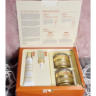 kem zenny bio Brightening glow kit  trọn bộ 4 sản phẩm ( sỉ ib)