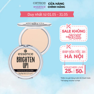Phấn phủ Essence Brighten Up kiềm dầu giữ lớp trang điểm makeup hạt mỏng nhẹ 9g