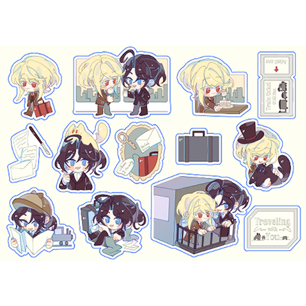 Hình dán SherLiam Travelling Moriarty the Patriot