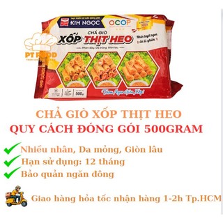 Chả giò thịt heo, chả giò xốp thịt heo, chả giò nhân nhiều