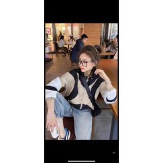 ÁO KHOÁC DÙ CROPTOP FORM RỘNG