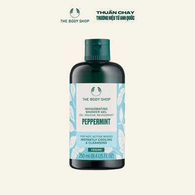 Sữa Tắm Tinh Dầu Bạc Hà Mát Lạnh Peppermint Invigorating Shower Gel 250ML The Body Shop