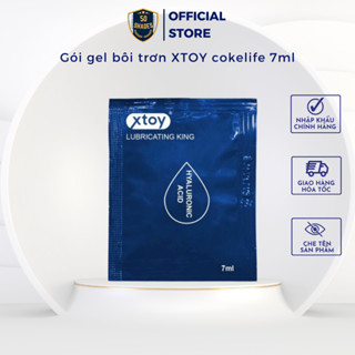 Gel bôi trơn XTOY cokelife gốc nước, gel HA gốc nước, dạng gói tiện dụng 7ml - 50 Shades