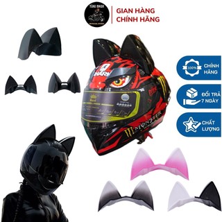 Tai mèo to gắn mũ bảo hiểm fullface cực chất