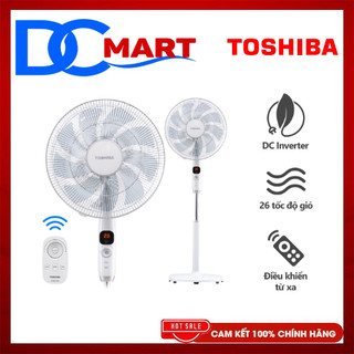 Quạt đứng Toshiba F-LSD10(W)VN - Màu Trắng - Hàng Chính Hãng