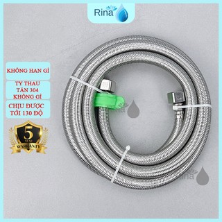 Bảo hành 5 năm, dây áp lực cao, dây cấp nước inox 304 20cm 30cm 40cm 50cm 60cm 80cm 1m 1m2 1m5 2m