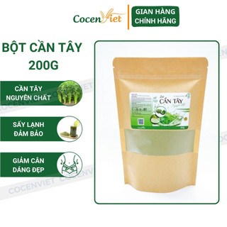 Bột Cần Tây CocenViet, Bột Cần Tây Nguyên Chất Giảm Cân An Toàn Eo Thon Dáng Đẹp Vạn Người Mê BCT01