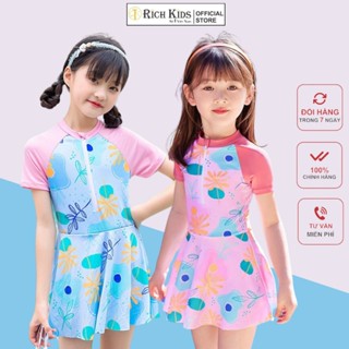 Đồ Bơi Cho Bé Gái Hãng Richkids Co Dãn Thoáng Mát Từ 10kg