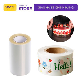 Cuộn mica trong, họa tiết cuộn thành bánh, bọc bánh mousse, tiramisu loại 2m, 5m