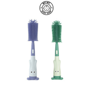 Cọ rửa bình sữa silicon bộ 3 chi tiết, cọ bình sữa, núm ti cao cấp cho bé xoay 360 độ