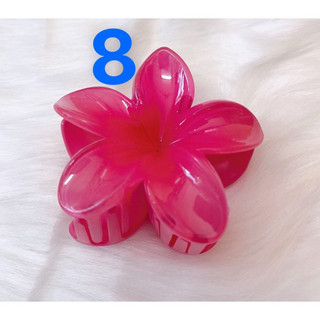 Kẹp tóc gắp tóc hoa sứ nhiều màu 6cm, 8cm Viee