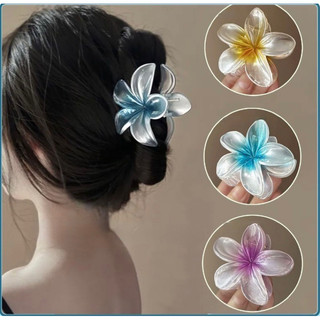 Kẹp tóc hoa sứ 8cm xinh xắn màu sắc đa dạng