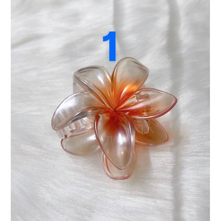 Kẹp tóc hoa sứ 8cm xinh xắn màu sắc đa dạng