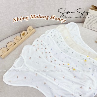 Nhộng malang honey mesh cho bé sơ sinh thoáng khí giúp bé ngủ ngon