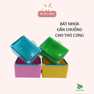 Bát ăn gắn chuồng cho thú cưng - Thỏ Đan Phượng