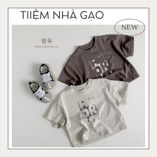 Áo thun in hình Hàn quốc cho bé trai bé gái