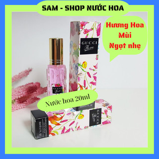 Nước hoa mini gucci hoa nữ chai 20ml dạng xịt- mẫu 4d- Mùi gucci hoa- flora-Mùi Nhẹ nhàng- Sam Shop Nước hoa