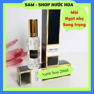 Nước hoa mini nữ Good girl - Kẹp càng cua 3 răng - Chất liệu nhựa - Kẹp búi tóc -Giao Ngẫu Nhiên