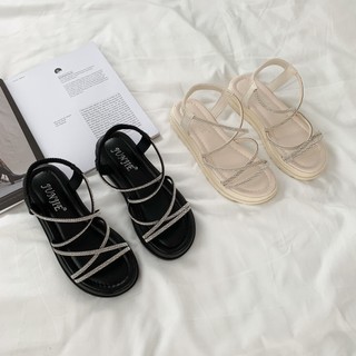 Ss77 sandal đế bánh mì blink blink