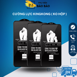 Kính Cường Lực King Kong iphone Full Màn Hình Cao Cấp Cho 6/7/8/X/11/12/13/14/15/S/plus/Splus/Smax/Pro/Promax
