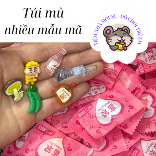 50 túi mù chai, túi mù đồ ăn mini, blind box, món quà tặng dễ thương cho bé