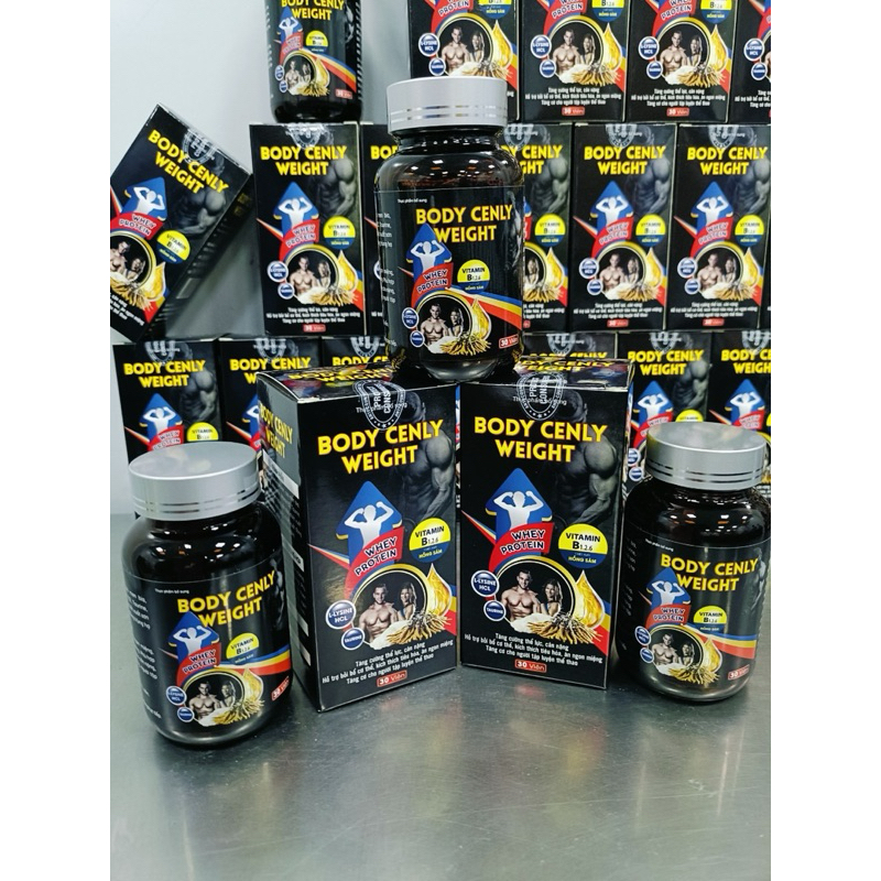 Viên uống tăng cân cho người gầy BODY CENLY WEIGHT, hỗ trợ tăng cân hiệu quả, an toàn, hộp 30 viên (CHÍNH HÃNG)