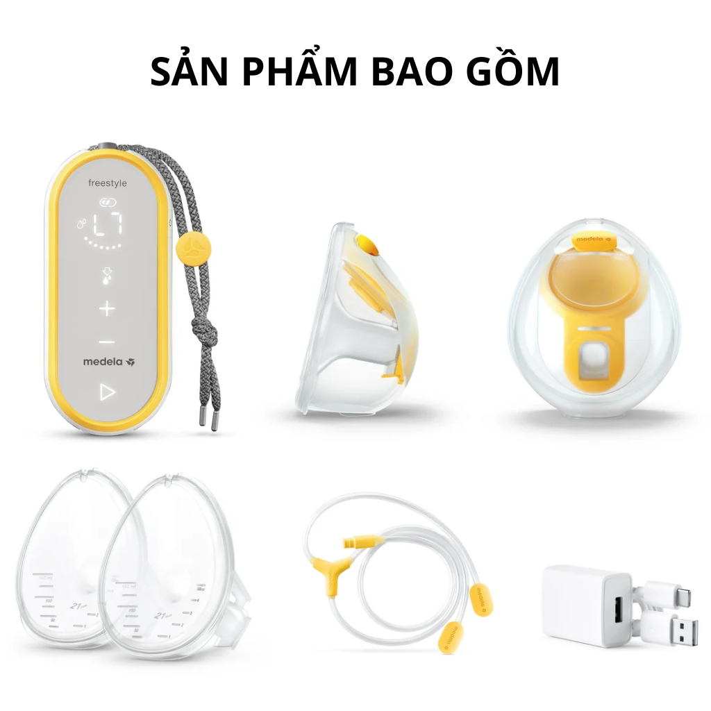 Máy hút sữa Medela chính hãng Medela Freestyle Hands-Free tiện lợi dễ mang theo mọi nơi