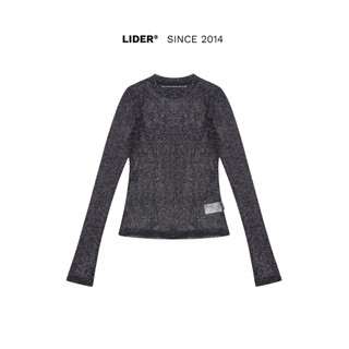 Áo tay dài cổ lọ lider surreal see-thru tee