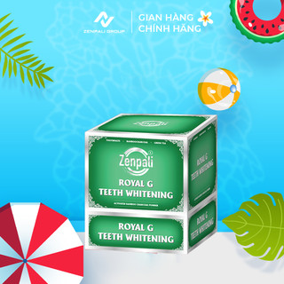 Bột Than Tre Trắng Răng Thuỷ Tiên Royal Teeth Whitening Zenpali Mới vị matcha - (Tặng 1 bàn chải điện)