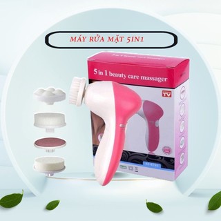 Máy rửa mặt, máy massage mặt ion 5 in 1 nhật bản