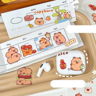 Sticker Hình Dán Trang Trí Capybara Dễ Thương