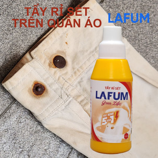 Tẩy rỉ sét LAFUM Làm sạch vết rỉ sét trên quần áo màu, bề mặt men sứ, đồ dùng gia đình 100ML