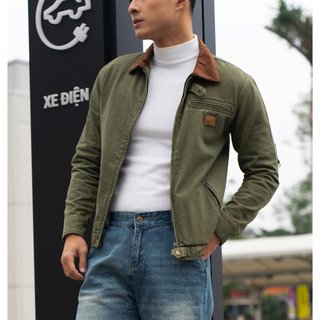 Áo Khoác jean nam Form Rộng, áo khoác bò Unisex 3 màu trẻ trung phong cách