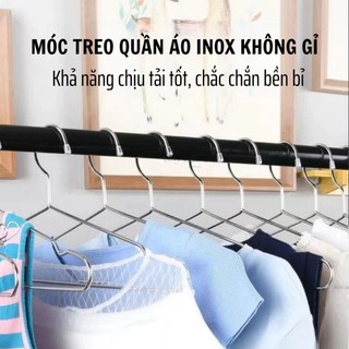 Móc INOX Treo Quần Áo, Móc Phơi Treo Quần, Mắc Áo