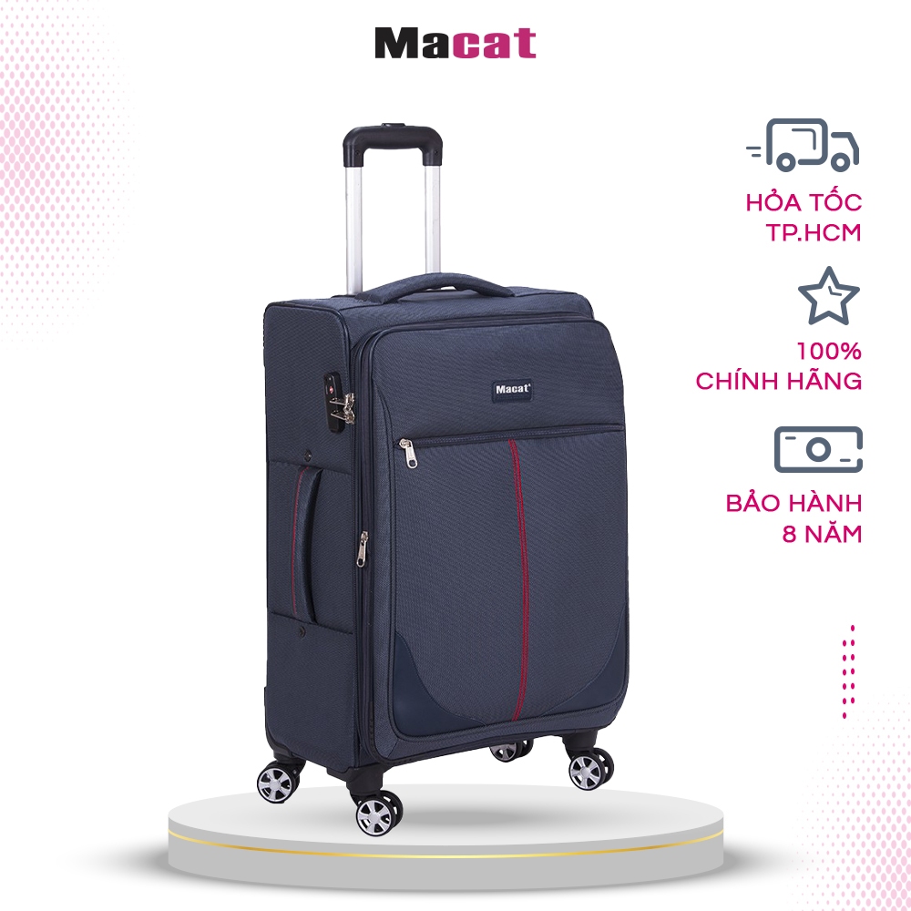 Vali du lịch siêu tải Macat D4F (Navy) - 26inch