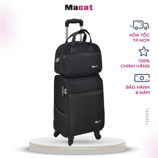 Vali du lịch Macat M18BC (Đen) - 18inch kèm túi nhỏ tiện lợi