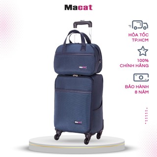 Bộ vali xách tay kèm túi con macat m18bc - 18inch