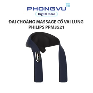Đai choàng massage cổ vai lưng Philips PPM3521 Cao Cấp / PPM3522 Tiêu Chuẩn - Bảo hành 24 tháng