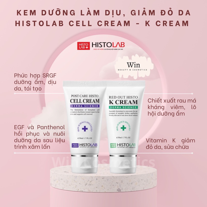 [Hàng Cty] Kem dưỡng Histolab CELL CREAM - K CREAM - Wincosmetic