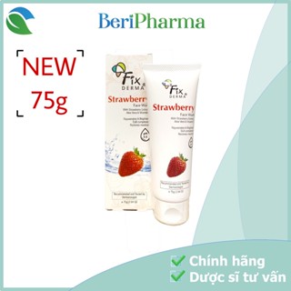 ✅[CHÍNH HÃNG] Fixderma Sữa Rửa Mặt Trẻ Hóa Da Strawberry Face Wash 60g