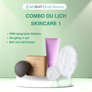 [QUÀ TẶNG CHỈ CÓ TRÊN LIVE] [COMBO] Bộ sản phẩm SKINCARE Du lịch dành cho bạn gái, Chăm sóc da Du Lịch tiện lợi EcoBuff