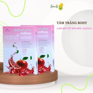 Tắm trắng body, truyền trắng NANO WHITE- mờ nám,tàn nhang, đốm đen, chống nắng, dưỡng trắng da-190g