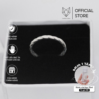 Nhẫn Nữ Bạc Ta Cac CấpCaoBac Silver Xoắn Trơn Đơn Giản Nhẹ Nhàng Tinh Tế Dành Tặng Cho Bạn Gái - CAOBAC SLIVER