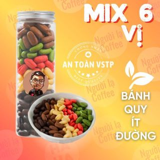 Bánh quy cà phê hạt mix người lạ coffee ăn kiêng 500gram